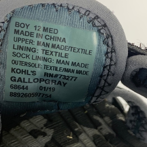 SONOMA | Size Kids Boys 12 | Gallop Black/Gray Flexible Fisherman Sandals - Picture 9 of 9